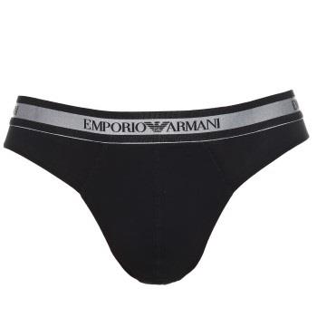 Armani Stretch Cotton Brief Svart bomull Small Herre