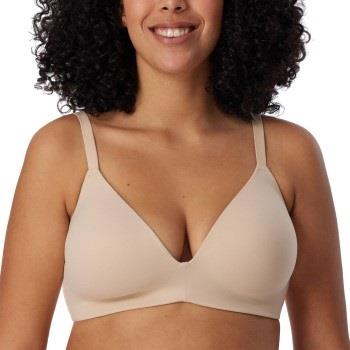 Schiesser BH Invisible Soft Bra With Underwired Bra Beige B 70 Dame