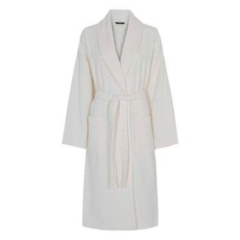 Decoy Long Terry Robe Benhvit økologisk bomull XX-Large Dame