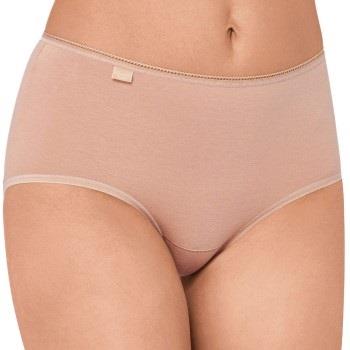 Sloggi Truser 3P 24 7 Cotton Midi Briefs Beige bomull 40 Dame