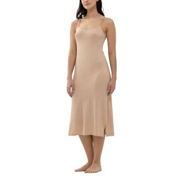 Mey Emotion Long Body Dress Beige 48 Dame