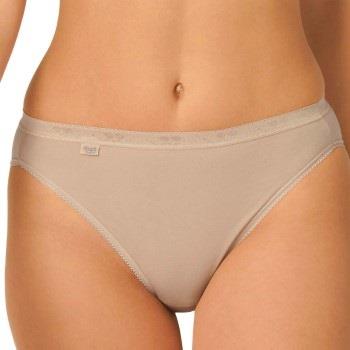 Sloggi Truser 2P Basic Plus Tai Briefs Beige bomull 38 Dame