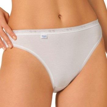 Sloggi Truser 2P Basic Plus Tai Briefs Hvit bomull 42 Dame