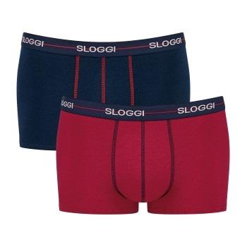 Sloggi 2P For Men Start Hip Blå/Rød bomull XX-Large Herre