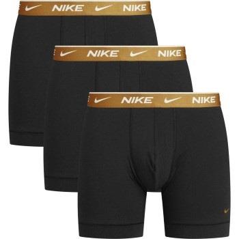 Nike 6P Everyday Essentials Cotton Stretch Boxer D1 Svart/Gull bomull ...