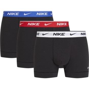 Nike 6P Everyday Essentials Cotton Stretch Trunk D1 Rød/Blå  bomull La...