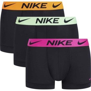 Nike 9P Everyday Essentials Micro Trunks D1 Svart/Rosa polyester Mediu...