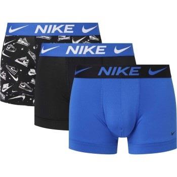 Nike 9P Everyday Essentials Micro Trunks D1 Blå Mønster polyester Medi...