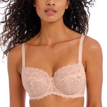 Freya BH Offbeat Undewired Side Support Bra Beige D 75 Dame