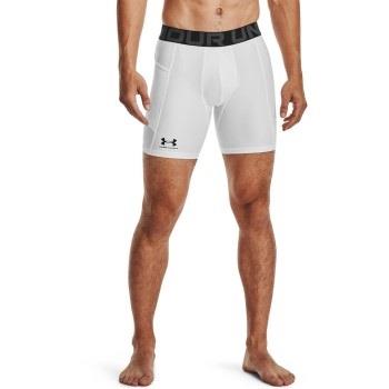 Under Armour 2P HeatGear Mid Compression Shorts Hvit X-Large Herre