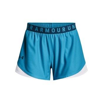 Under Armour 3P Play Up Shorts 3.0 Blå polyester Large Dame