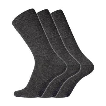 Dovre Strømper 3P No Elastic Twin Socks Mørkgrå  bomull Str 45/48 Herr...