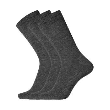 Dovre Strømper 3P Wool Socks Mørkgrå  Str 45/48 Herre