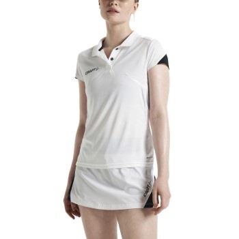 Craft Pro Control Impact Polo W Hvit polyester Medium Dame