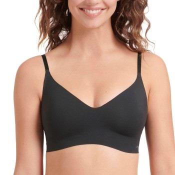 Sloggi BH ZERO Microfibre 2.0 Bralette Svart Small Dame