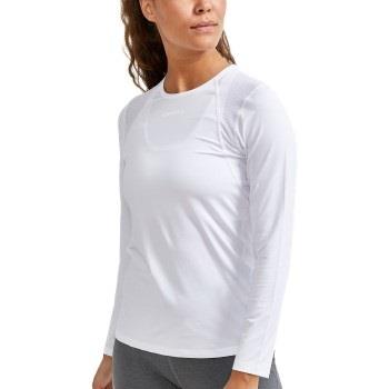 Craft Essence LS Tee Women Hvit polyester Large Dame