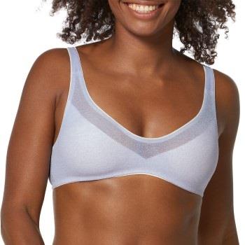 Sloggi BH 2P Oxygene Infinite Soft Bra Lysblå X-Small Dame