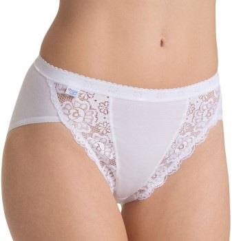 Sloggi Truser Chic Tai Brief Hvit bomull 42 Dame