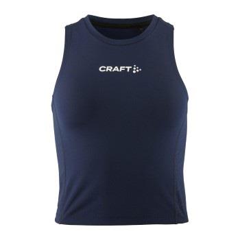 Craft Rush 2 0 Crop Singlet W Marine Medium Dame