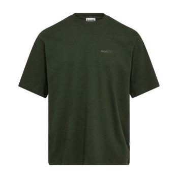 Resteröds Mid Sleeve T-Shirt Mørkgrørnn  økologisk bomull Large Herre