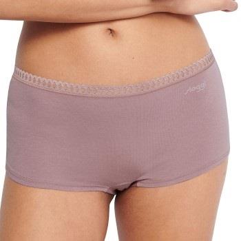 Sloggi Truser 3P GO Crush Hipster Shorts Sand/rosa bomull Medium Dame