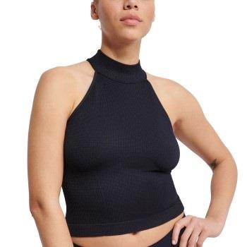 Sloggi EVER Infused Aloe High Neck Top Svart Small Dame