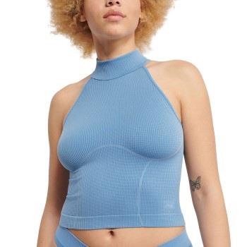 Sloggi EVER Infused Relax High Neck Top Lysblå X-Small Dame