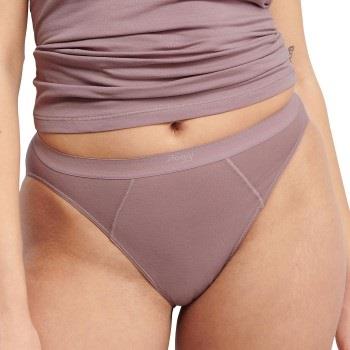 Sloggi Truser 2P Ever Ease Tai Briefs Gammelrosa bomull Medium Dame