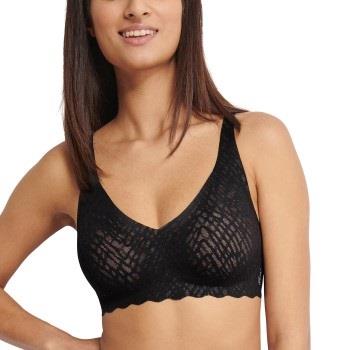 Sloggi BH ZERO Feel Bliss Soft Bra Svart Small Dame