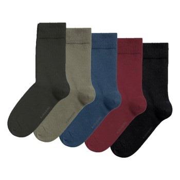 Björn Borg Strømper 5P Essential Ankle Sock Mixed Str 36/40 Herre