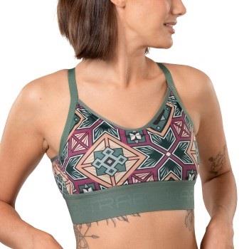 Kari Traa BH Fröya Wool Sports Bra Grønn polyester Medium Dame