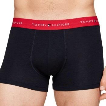 Tommy Hilfiger 3P WB Trunks Svart/Rød bomull XX-Large Herre