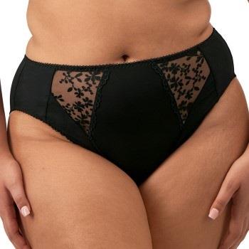 Elomi Truser Zarla High Leg Brief Svart polyamid Large Dame