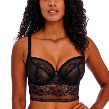 Freya BH Sydnie Underwired Longline Bra Svart C 75 Dame