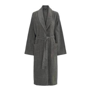 Decoy Long Terry Robe With Hood Grå polyester Large Dame