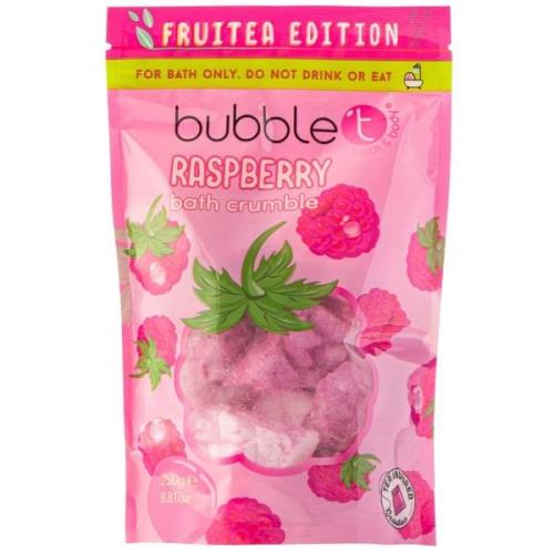 Fruitea Raspberry Bath Crumble, 250 g BubbleT Badetilbehør