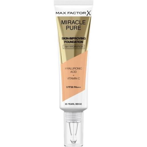 Max Factor Miracle Pure Foundation 35 Pearl Beige - 30 ml