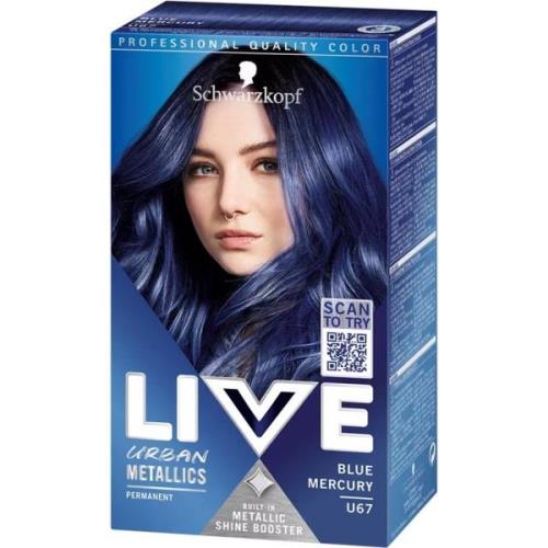 Schwarzkopf Live Intense Colour Urban Metallics U67 Blue Mercury - 142...