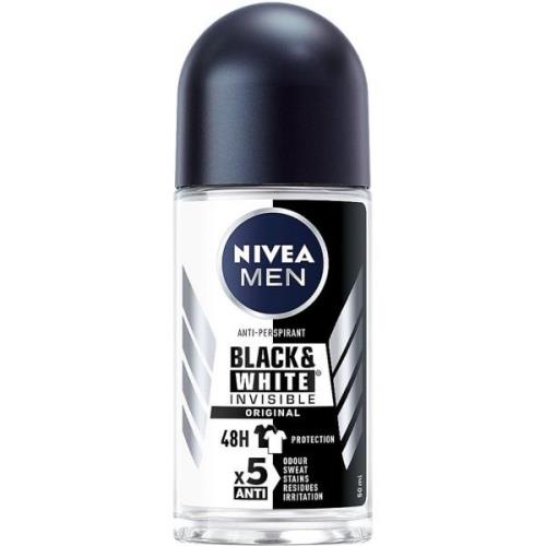 Nivea MEN Invisible Black & White Roll-On Deodorant - 50 ml