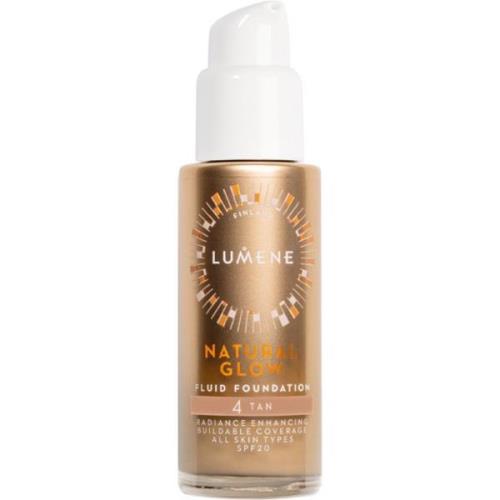 Lumene Natural Glow Fluid Foundation SPF20 4 Tan - 30 ml