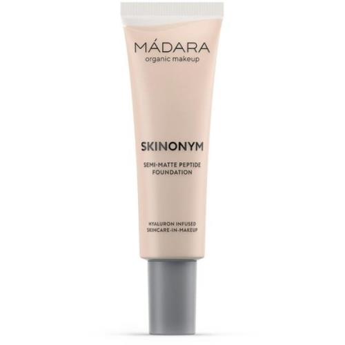 MÁDARA SKINONYM Semi-Matte Peptide Foundation #25 LINEN - 30 ml