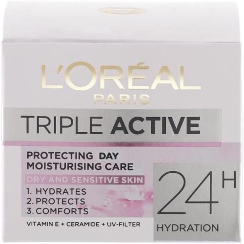 L'Oréal Paris Triple Active Dry/Sensitive Day Cream - 50 ml