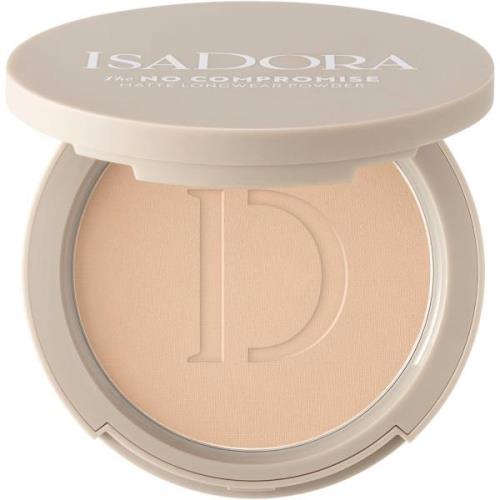 IsaDora The No Compromise Matte Longwear Powder Neutral Beige - 7 g