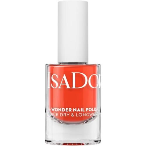 IsaDora The Wonder Nail Polish Quick dry & Longwear Fire Orange - 5 ml