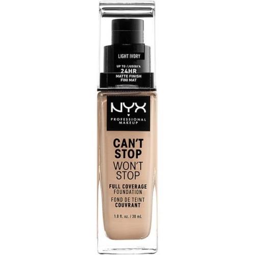 NYX Professional Makeup Can't Stop Won't Stop Foundation Light ivory -...