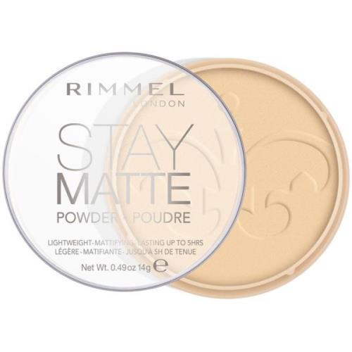 Rimmel London Stay Matte Pressed Powder Transparent 001 - 14 g