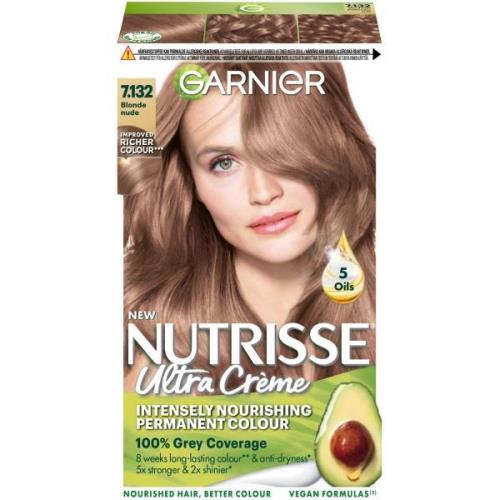 Garnier Nutrisse Cream 7.132 Blonde Nude - 1 pcs