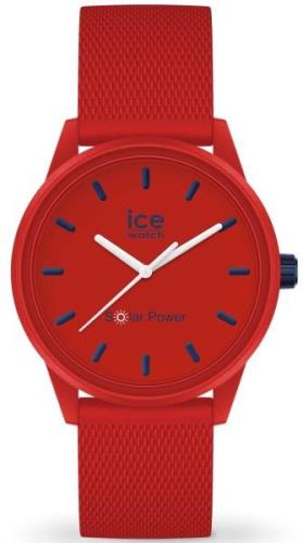 Ice Watch 018742 Ice Solar Power Rød/Gummi Ø36 mm