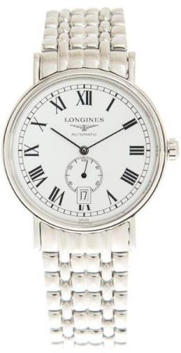 Longines Herreklokke L4.904.4.11.6 Presence Hvit/Stål Ø38.5 mm