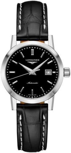 Longines Dameklokke L4.325.4.52.0 The 1832 Sort/Lær Ø30 mm